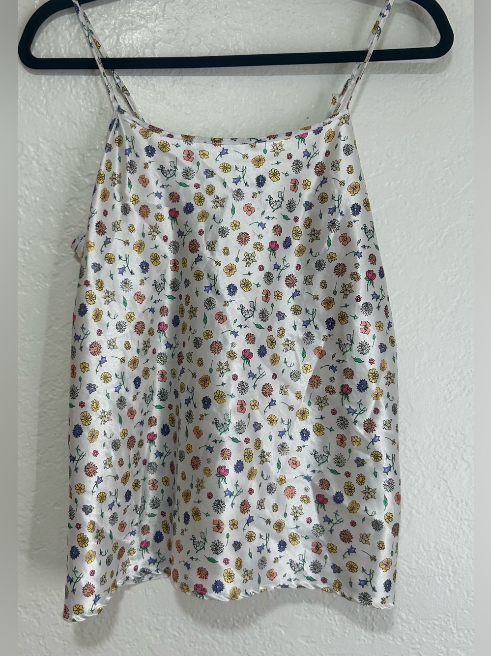 Jessica White Floral Spaghetti-Strap Dress - Multicolor Flowers
